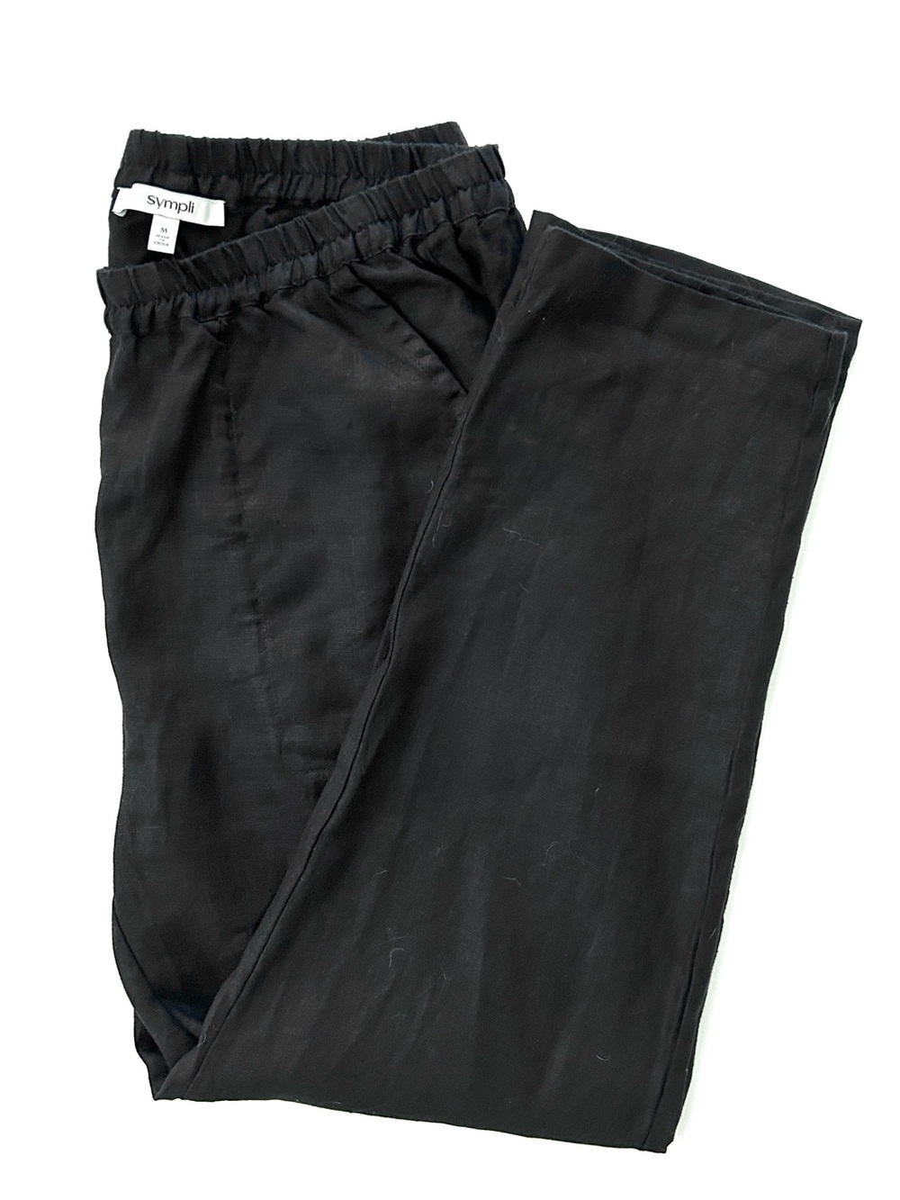 Sympli Black Straight Leg Pants